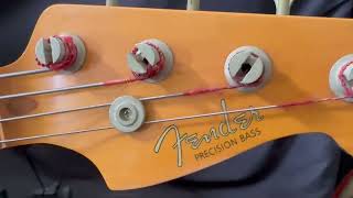 1990s Fender Precision Bass – Made in Japan – Black – Maple Neck – L Serial