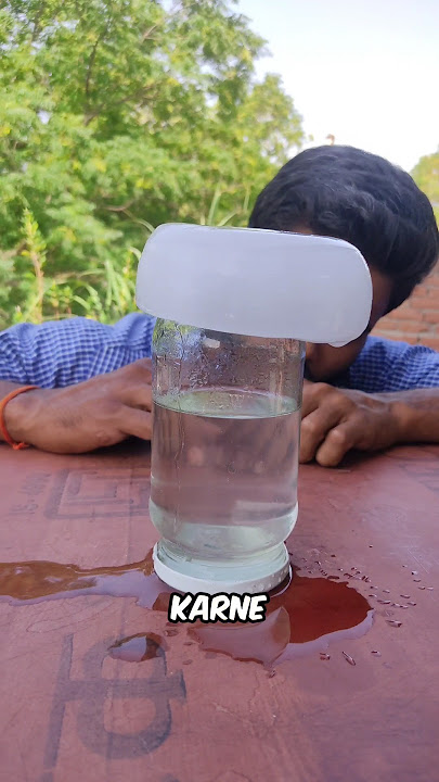 Water Boil With ICE #mrsee #shorts