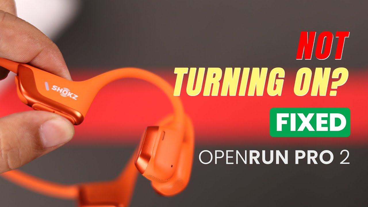 Shokz OpenRun Pro 2 Not Turning ON - Fix - YouTube