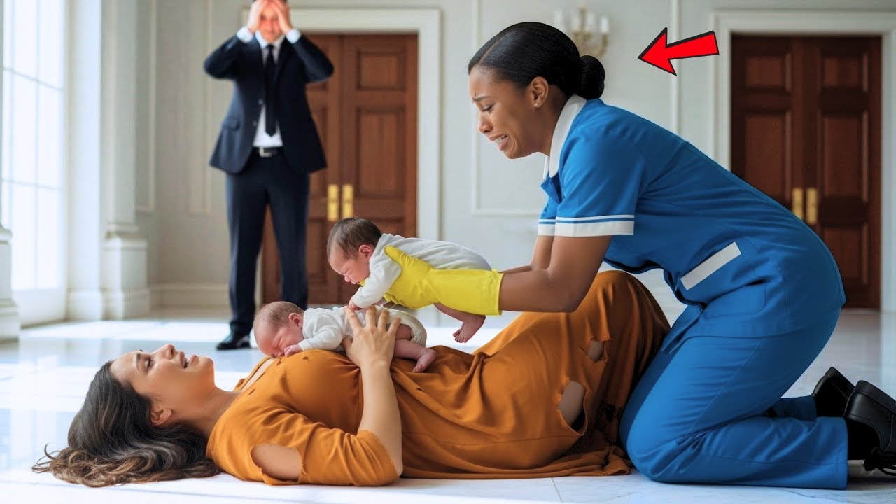 LA FEMME DE MÉNAGE ASSISTE À L’ACCOUCHEMENT DU MILLIONNAIRE…ET DÉCOUVRE UN SECRET ENTRE LES JUMEAUX!