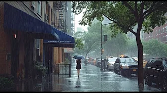 Summer Stroll: Discovering Fifth Avenue in a Thunderstorm