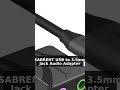 SABRENT USB to 3.5mm Jack Audio Adapter, USB to Headphone Jack Adapter Sound Car - Amazon Best Selle
