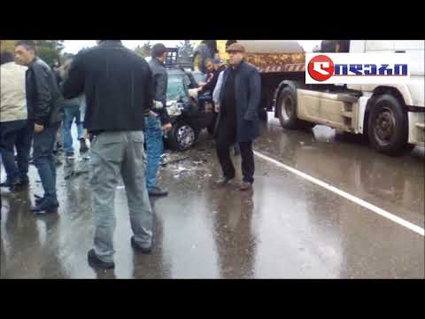 ექსკლუზიური ვიდეო კადრები - გომბორის გადასახვევთან მომხდარი ავარია