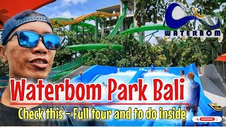 Waterbom Park Bali, Full tour and what to do inside #waterbomparkbali #baliwaterbom #todoinbali