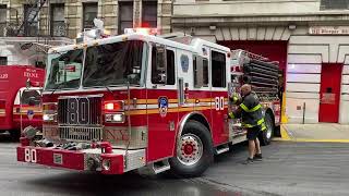 ALL THE BRAND NEW 2021 FDNY SEAGRAVE PUMPERS DELIVERED & INSERVICE RESPONDING FROM THEIR FIREHOUSES