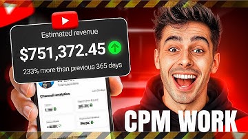 Cpm Work New trick 2025 | cpm work kaise kare ! YouTUbe Cpm Method New Update