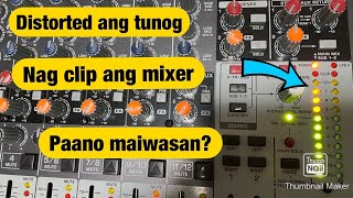 Clipping sa mixer