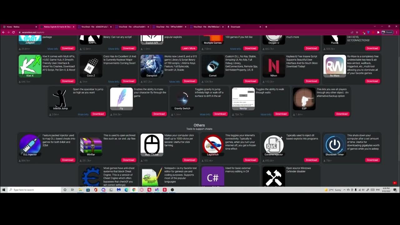 Testing all Exploits in Wearedevs to see if they are safe! - YouTube
