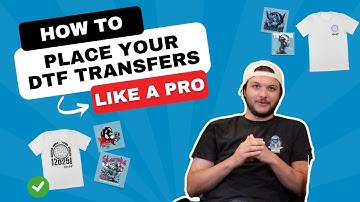 Place DTF Transfers like a PRO | Basic T-Shirt Placement Guide for Beginners