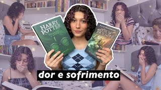 lendo Harry Potter pela última vez e Percy Jackson pela primeira | vlog de leitura (sem spoilers)