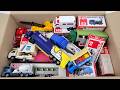 はたらくくるま☆人気の『働く車のミニカー』を箱に収納します！ Storing toy cars in a Tomica box!