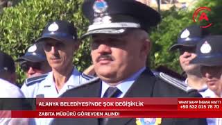 Alanya Beledi̇yesi̇nde Şok Deği̇şi̇kli̇k