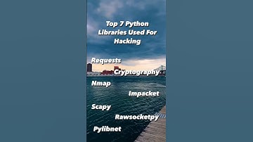 Top 7 secret Python Libraries used by Hackers| ~$ ethical hacking 🧑‍💻
