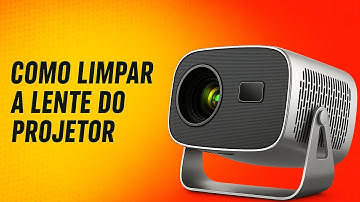 Como limpar a lente dos Projetores: Vevshao A12, A10 Plus, T15 Pro.