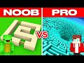 Jj and mikey built the biggest maze in minecraft maizen