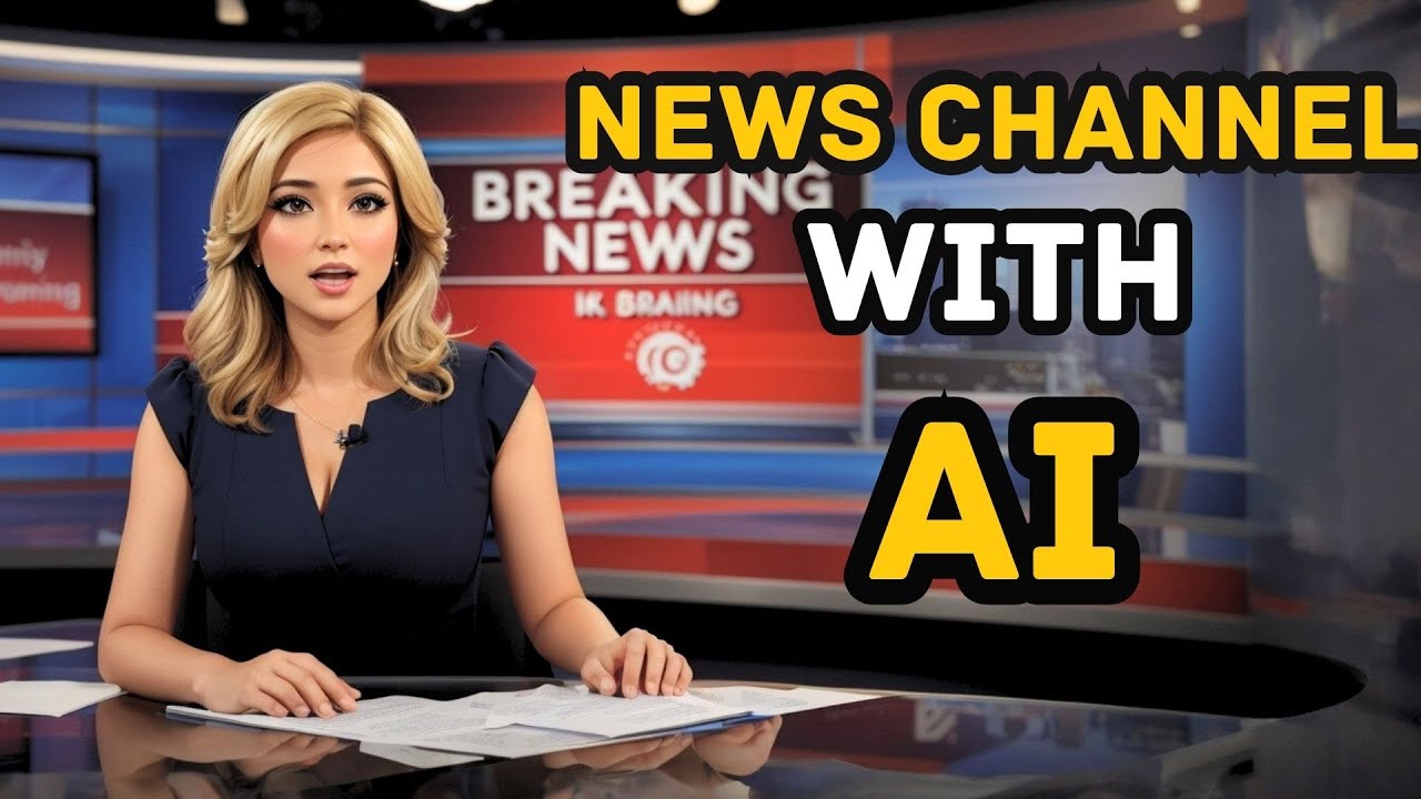 How To Create A News Channel With AI || AI News Video Generator || AI Lip Sync's Banner