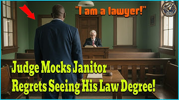 Judge Mocks Janitor Defending Self—Regrets It Seeing His Legal Degree!