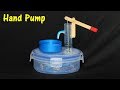 How to make a Hand Water Pump using Syringe - Syringe Pump