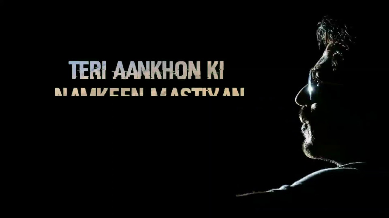 LYRICALTeri aankhon ki namkeen mastiyan  dialogue shah rukh khan by studio05