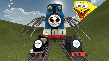 Building a Thomas Train Chased By Thomas Train  Army in Garry