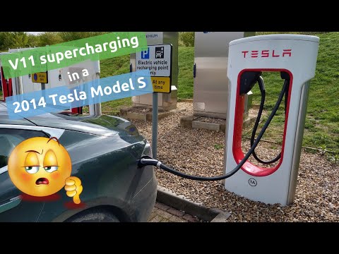 Supercharging with new V11 software, in a 2014 Tesla Model S (with MUC2). Room for UI improvement!