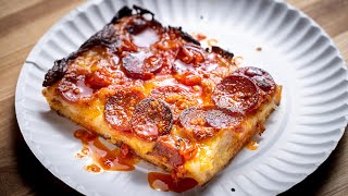 The Best Sheet Pan PEPPERONI PIZZA Recipe