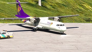 Crazy Moment! ATR Reverses Before Takeoff | MSFS 2020