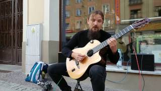 Mariusz Goli - Guitar busking in Kielce LIVE chords