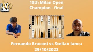 18th Milan Open - Champion - Final - Fernando Braconi vs Stelian Iancu - XG feed