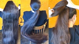 RealRapunzels - Mila's perfect ponytail play (preview)