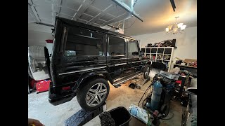 replacing conductor plate and oil change on a 7g-tronic 722.9 mercedes transmission. w463 g63