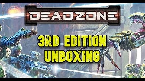 DEADZONE 3rd Edition Starter Set Unbox and Build Mantic Games
