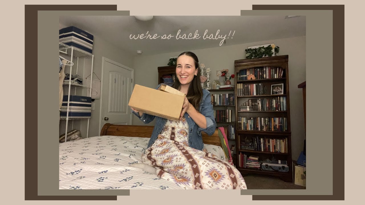 why I left youtube, why I'm returning, + a book haul
