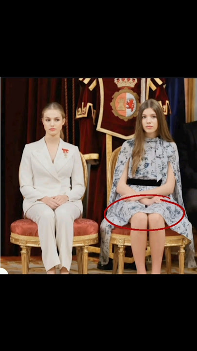 #pangeran tidak pernah menyilangkan#kakinya di#umum #leonar#kecantikanspanyol 🤩👑😍#keluargakerajaan 🤴👑👑