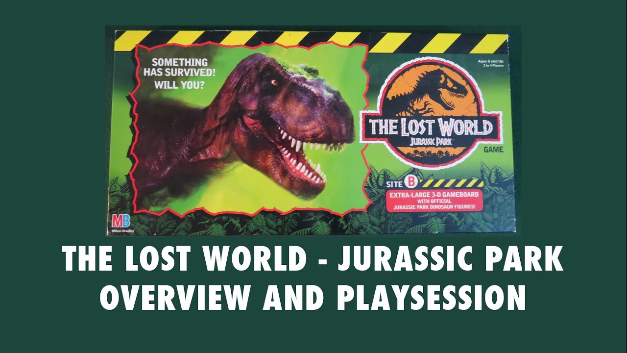 The Lost World Jurassic Park Board Game Overview and Playsession YouTube