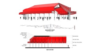 Rhino 8 Grasshopper Parametric Truss System Structure Array on Curve Architecture Script