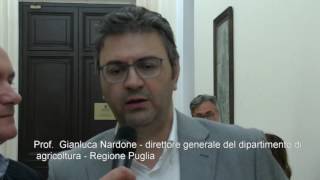 Intervista prof. Nardone Direttore Dipartimento Agricoltura - Regione Puglia