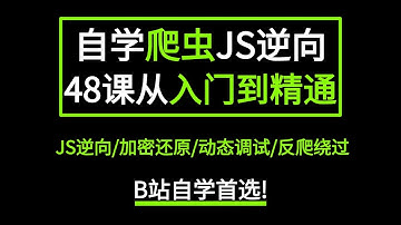 【吊打付费】最完整的爬虫JS逆向进阶教程！2025最新版，包含(瑞数/akamai/cookie/大厂加密等)全程干货无废话！这还学不会，我退出AI圈！