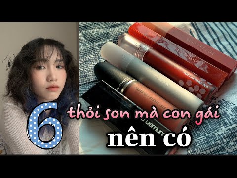 Màu Son Hot - 6 Thỏi Son Mà Con Gái Nên Có (MAC,Shu Uemura,Black Rouge,Romand) Minh Ngọc