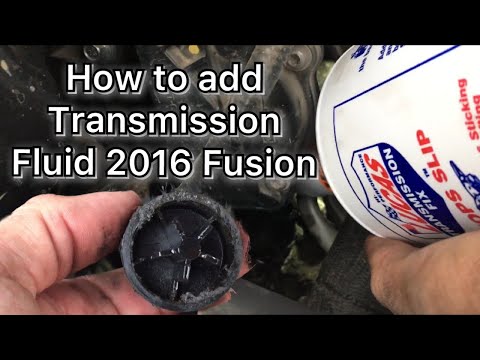 How to add transmission fluid to 2016 Ford Fusion