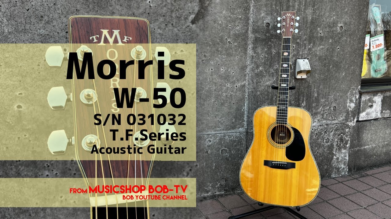 Morris W-15 アコースティックギター 【新品弦交換・メンテナンス済み