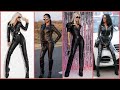 Most Fabulous And Stunning Skin tight Pure Leather Jumpsuits Outfit Ideas For Ladies