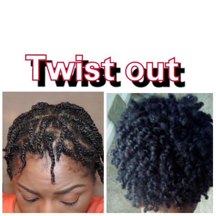 how i ''twist out'' on my short twa  4c natural hair