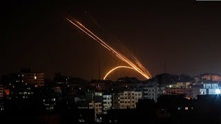 فيديو حصري.. لحظة استهداف تل أبيب بصواريخ من غزة
