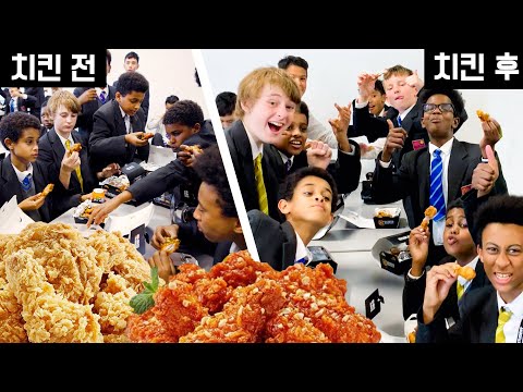 We made Korean Fried Chicken for a WHOLE British High School!