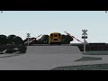 CSX Q165 Hits School Bus (Roblox)