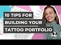 10 tips for building your tattoo apprenticeship portfolio! | 4 months into my tattoo apprenticeship