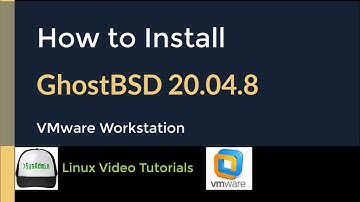 How to Install GhostBSD 20.04.8 + VMware Tools + Quick Look on VMware Workstation