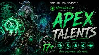 Nexus 17+ Mistweaver Healing with Apex Talents “OFF META”
