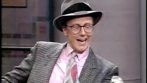 Harry Anderson Collection on Letterman, 1982-87